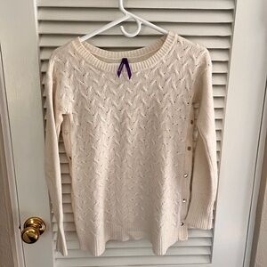 Seraphine Maternity Cable Knit Sweater - Small